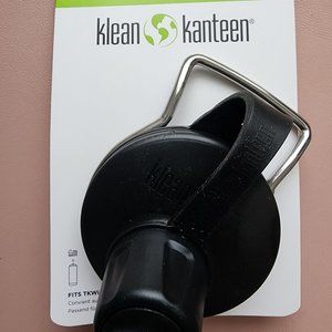 NWT Klean Kanteen Chug Cap Bonnet Chug Black TK Wide